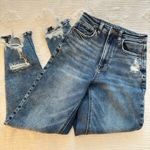 AE highest waist mom jean size 24/00R